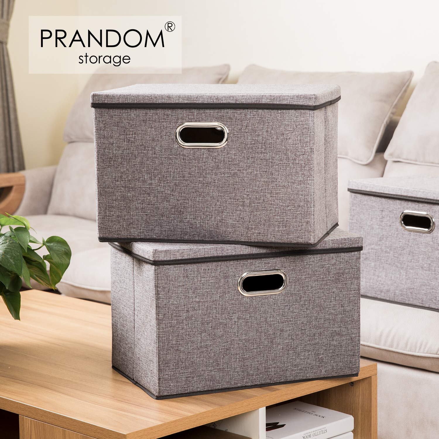 PRANDOM close-up of linen blend texture highlighting fabric finish and durable look