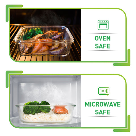 Prep Naturals borosilicate glass detail showing durable heat-resistant surface