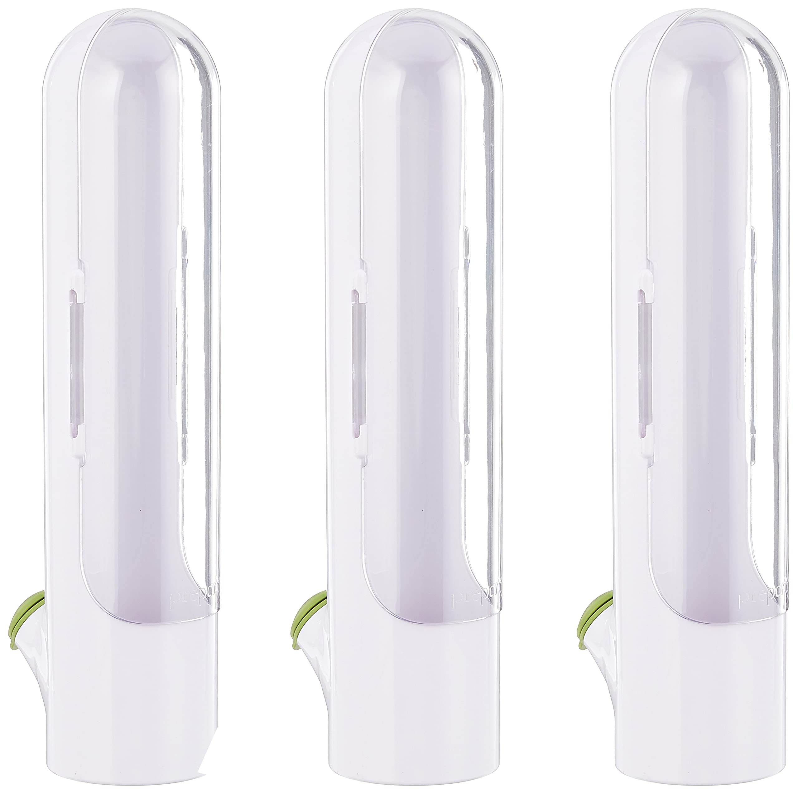Prepara front view showing white pod and clear shell benefits visibility