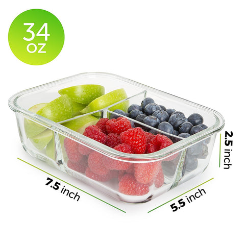 PrepNaturals container in microwave showing quick reheating without plastic contact