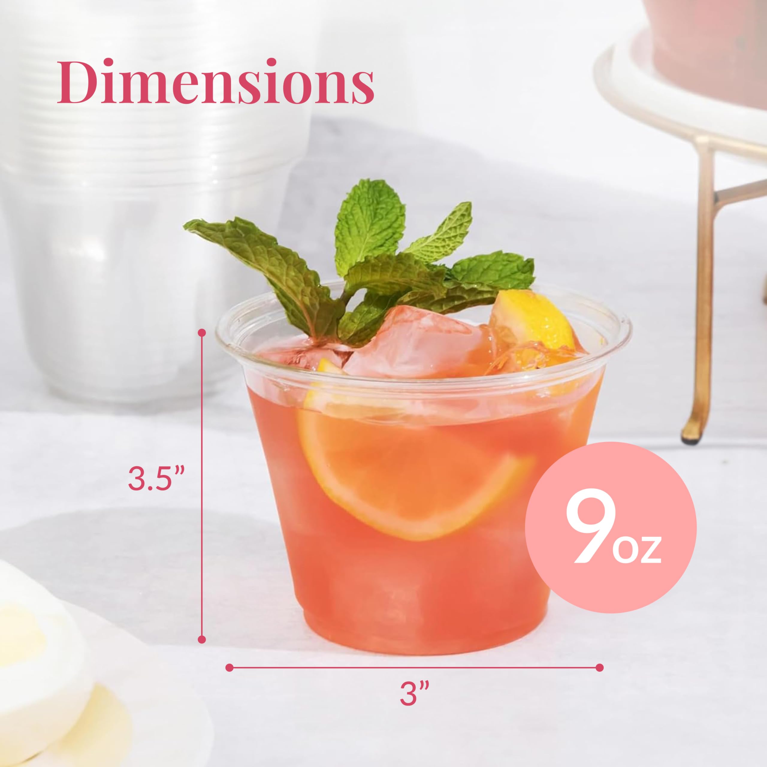Prestee cup filled with cocktail showing drink visibility and presentation