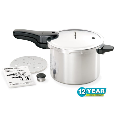 Presto pressure regulator close-up ensuring consistent cooking pressure