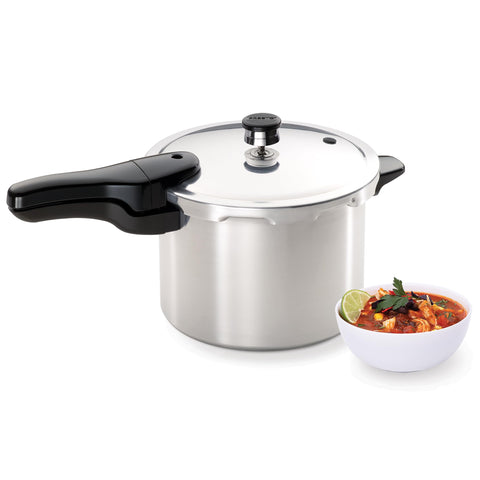 Presto rack and accessories included for separate food cooking