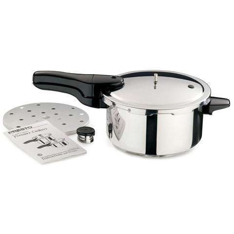 Presto recipe booklet and cooker, includes 64 pages for quick-start meal ideas benefit
