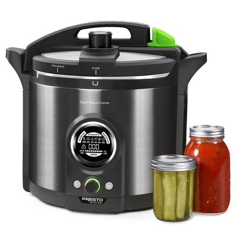 Presto control panel LED display and knob, benefit: intuitive digital guidance during canning