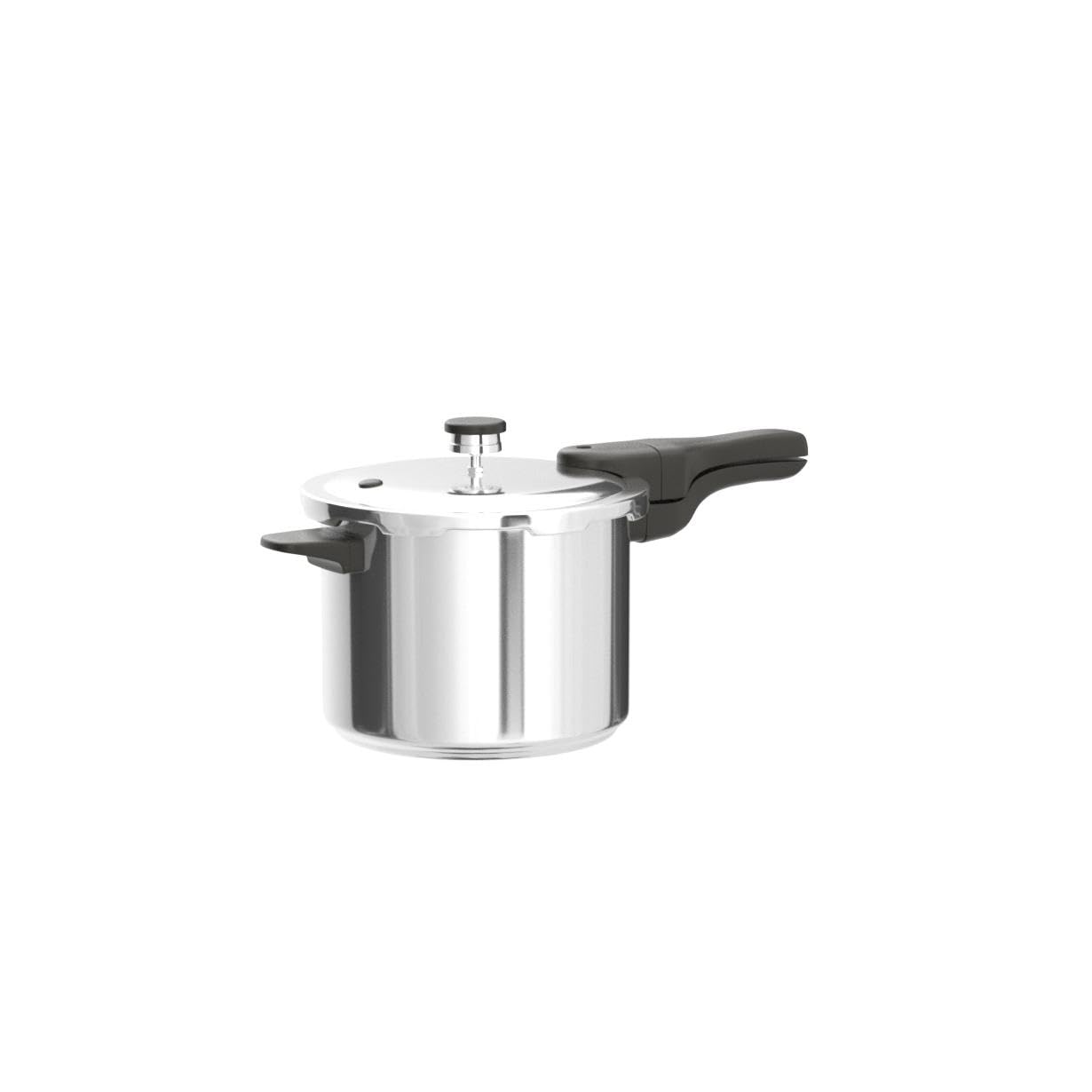 Presto interior showing 6-quart capacity and mirror-finish for easy cleaning