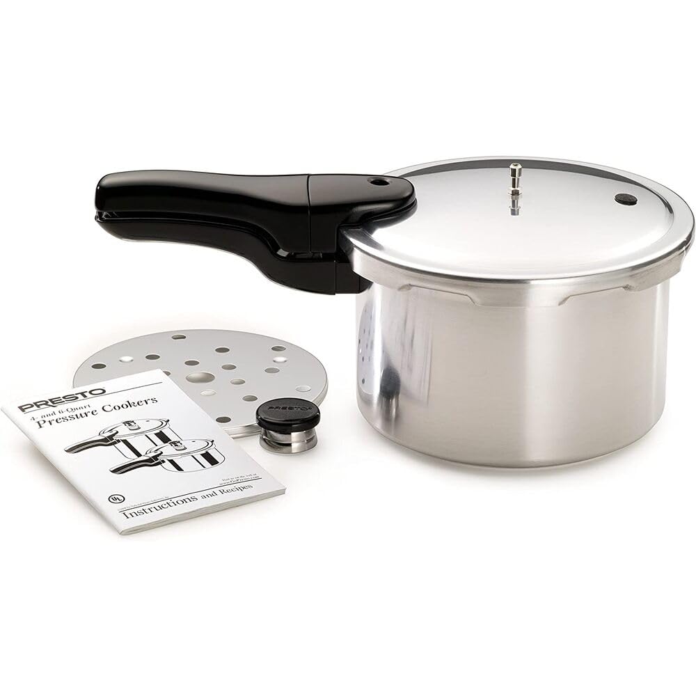Presto close-up of polished aluminum surface highlighting texture and easy cleaning benefit
