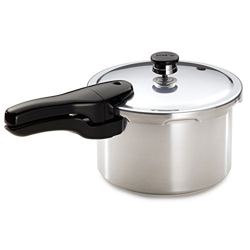 Presto next to kitchen utensils showing scale and compact 4-quart capacity benefit