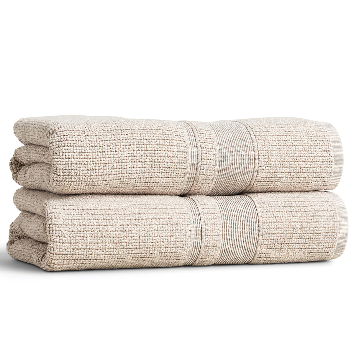 Preston Lane towel front view showing Clay color and plush look for elegant bathrooms
