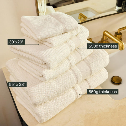 Preston Lane single Douro towel hanging in bathroom providing quick-dry convenience