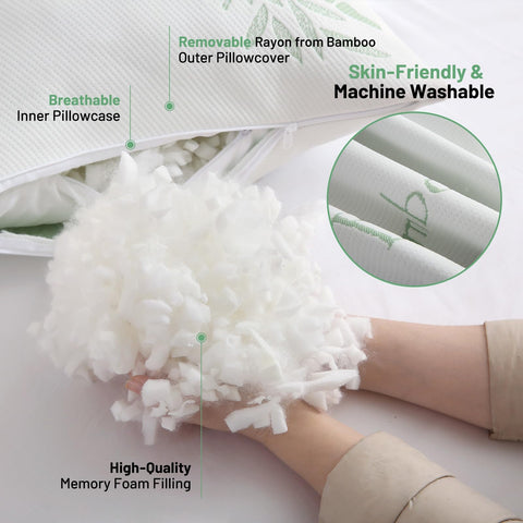 Primesoft zippered removable cover detail highlighting easy washing and freshness