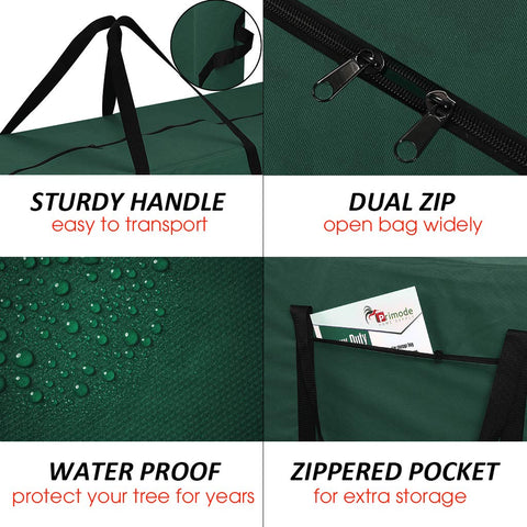Primode bag open with full-length zipper for easy loading and unloading