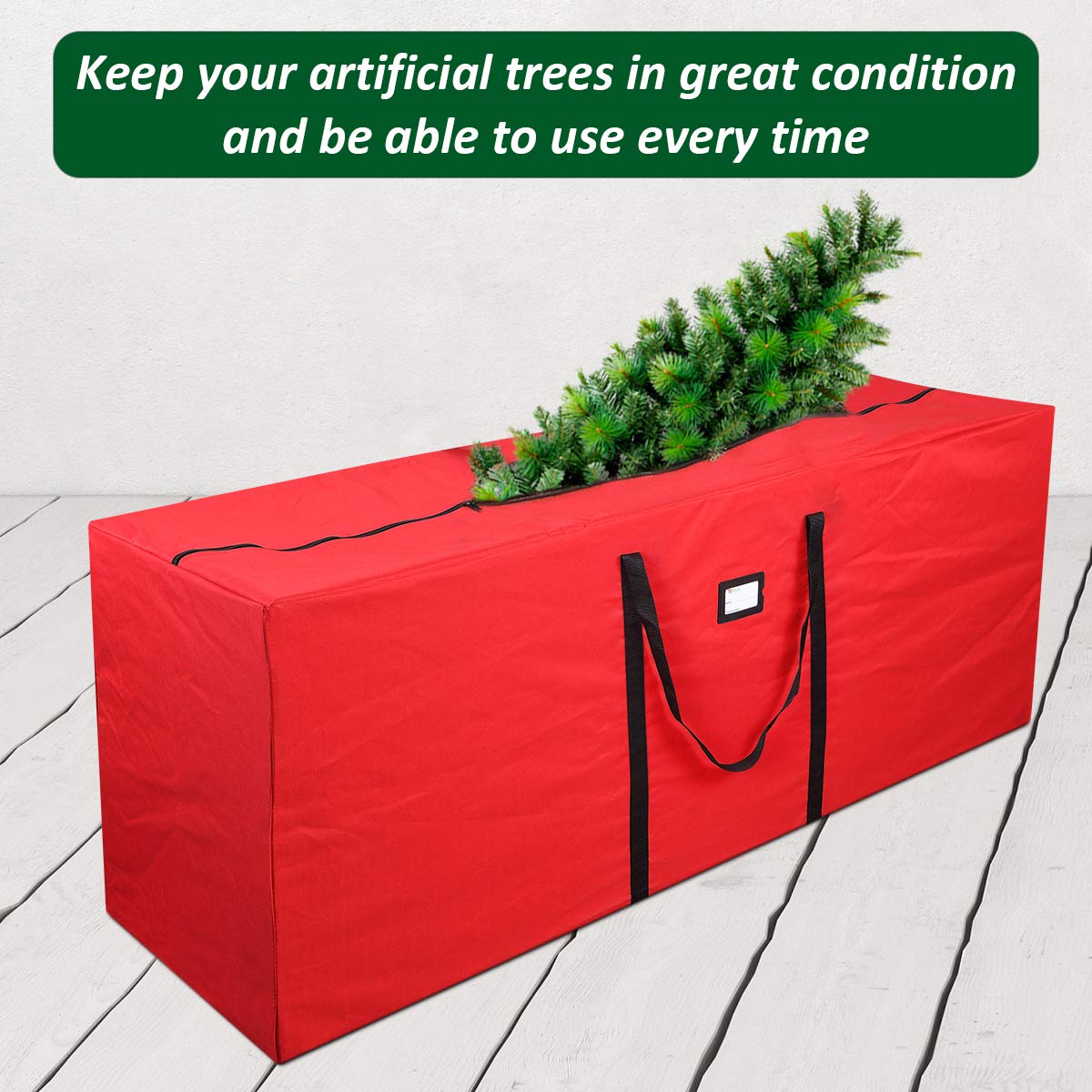 Primode interior with packed tree sections demonstrating organized storage