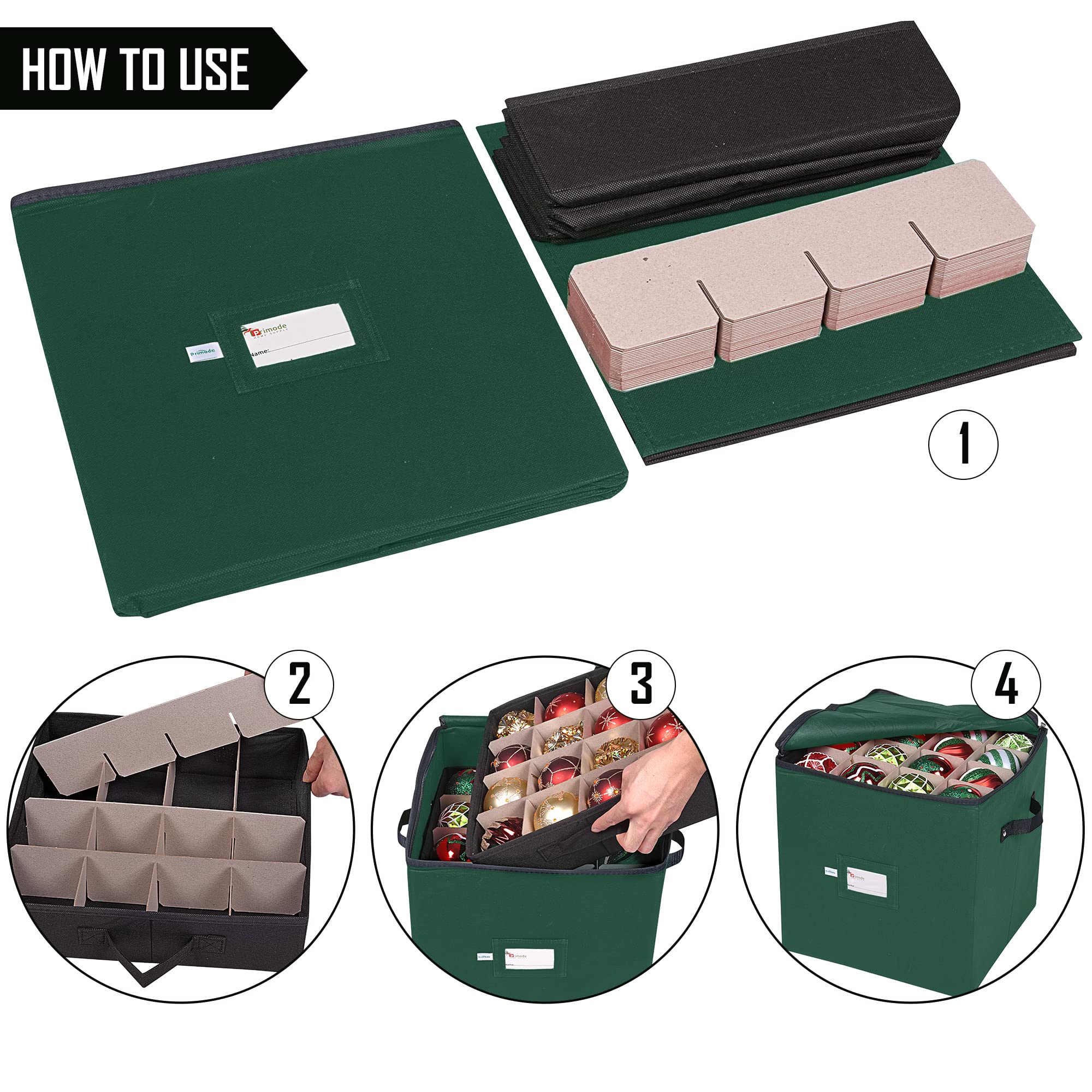 Primode close-up of tray dividers showing reinforced seams and compartment protection