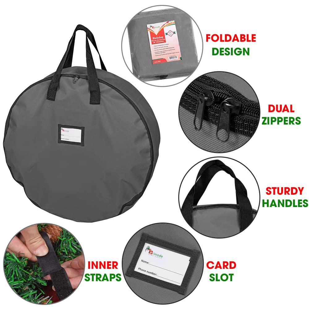 Primode clear window detail on bag for quick identification and easy checking