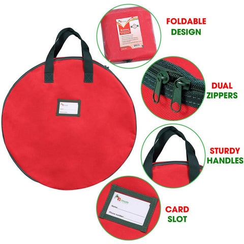 Primode zipper and reinforced handles close-up showing durability and easy carrying