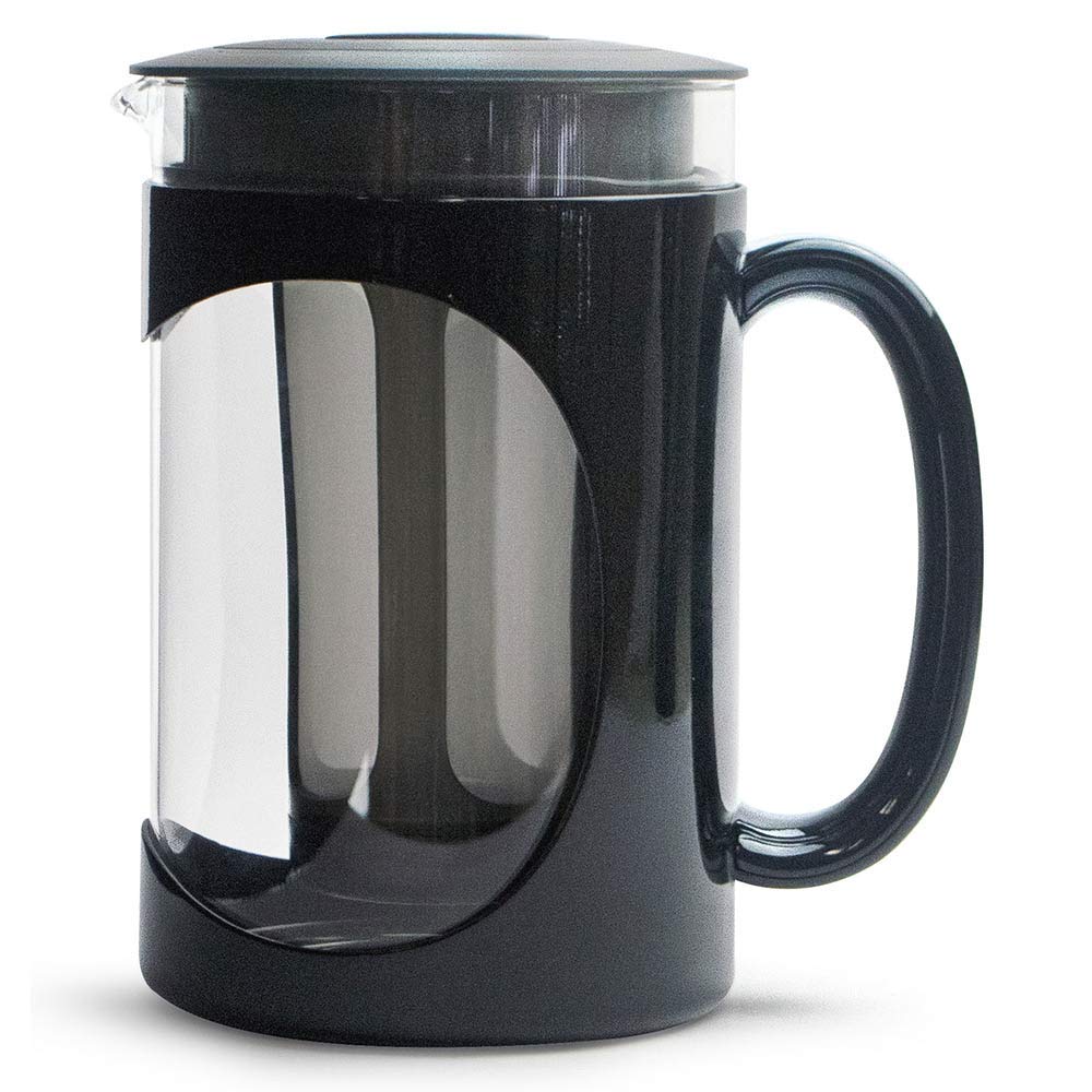 Primula Burke cold brew poured over ice in glass showing smooth low‑acid beverage