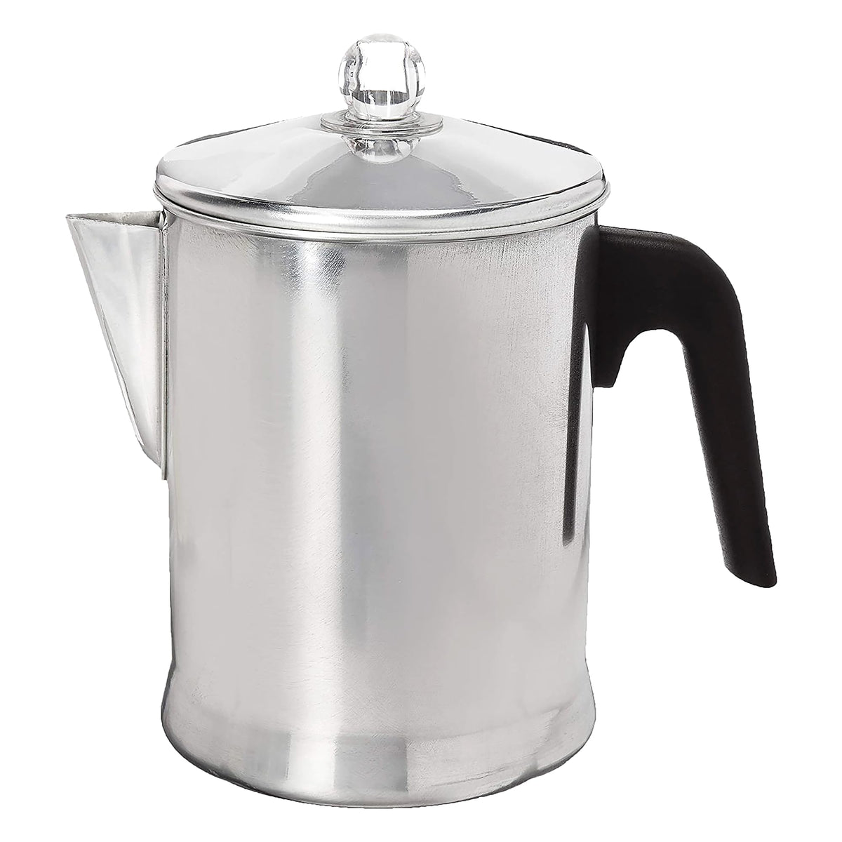 Primula percolator front view showing full pot and classic design, durable brewing