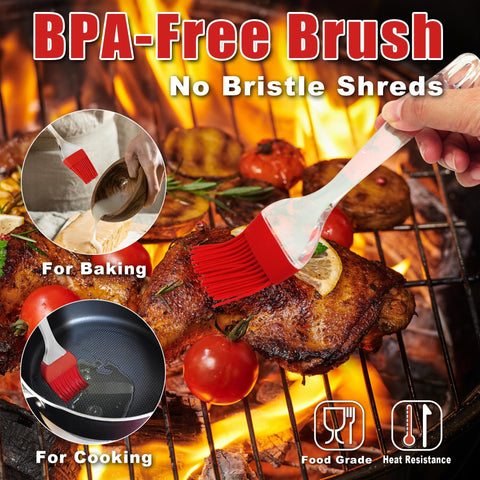 PrinChef cleaning brushes with disassembled parts enabling easy maintenance
