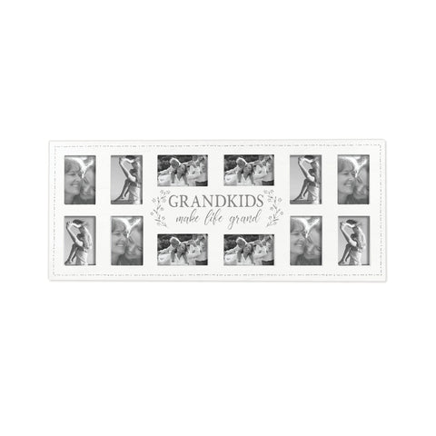 Prinz front view showing twelve photos and tidy white finish for warm display