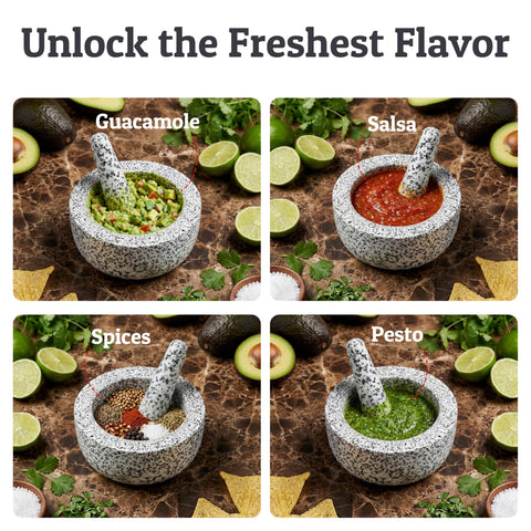 Priority Chef bowl shown next to an avocado to illustrate 4-cup capacity