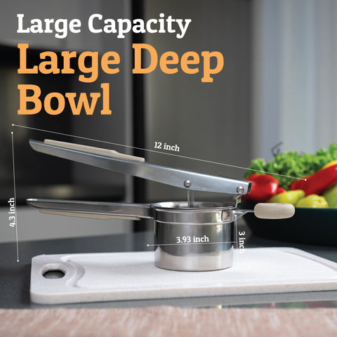 PriorityChef cleaning under tap highlighting dishwasher-safe stainless steel for hygiene benefit