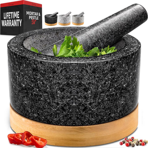 Priority Chef lifestyle photo on kitchen counter showing durable natural materials