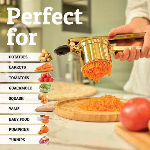 PriorityChef ricer in dishwasher rack showing easy cleaning and time-saving benefit