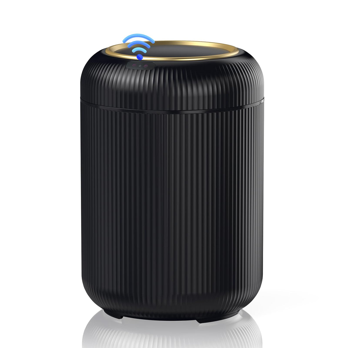 Procade front view with lid closed showing compact modern design and odor control