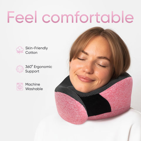 Proglobe close-up of memory foam texture highlighting contouring support