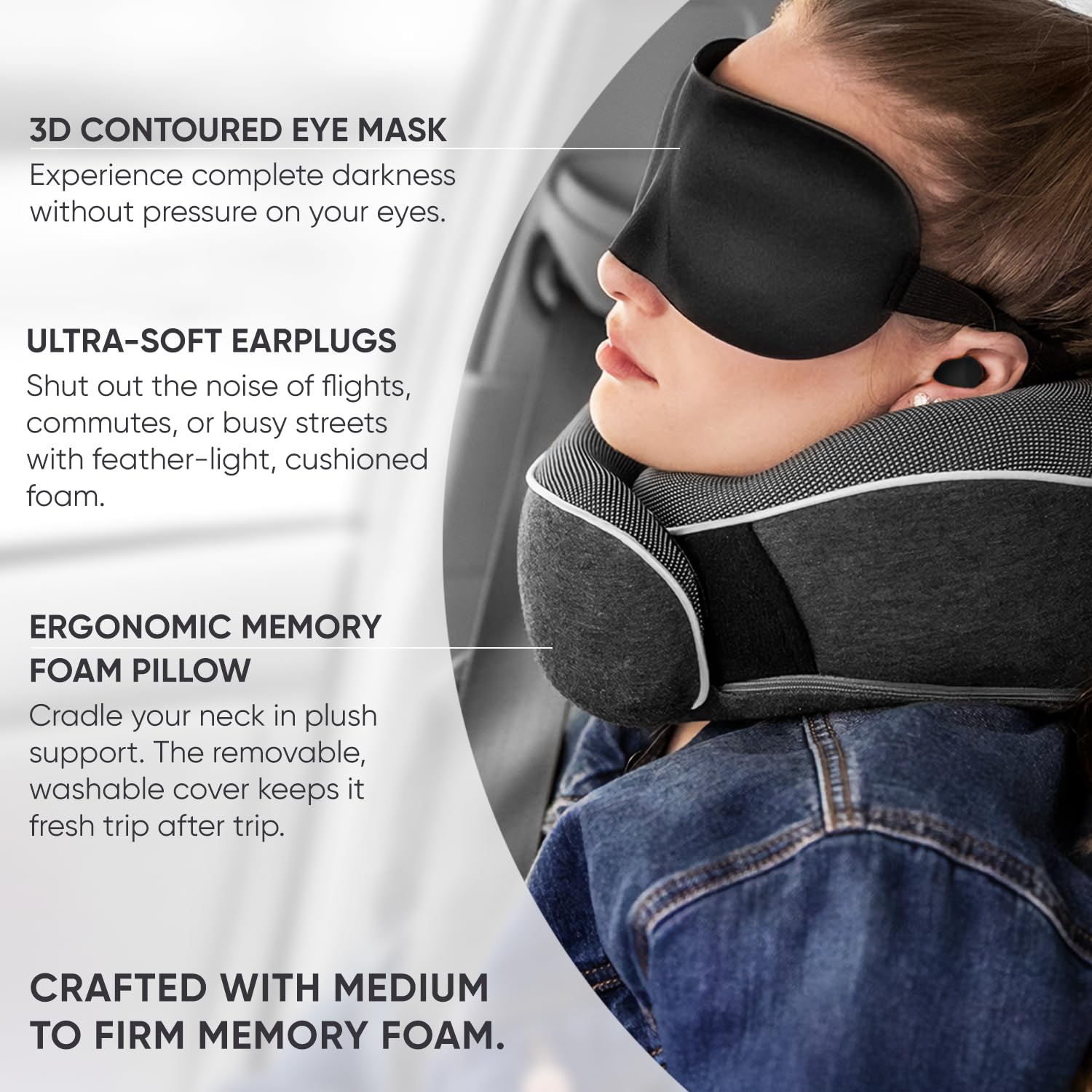 Proglobe mesh carry bag clipped to luggage for hands-free travel convenience
