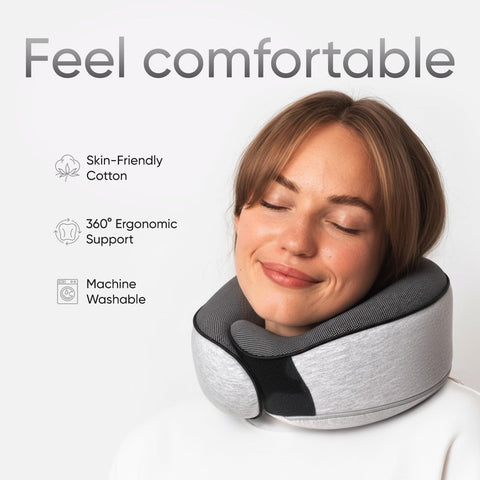 Proglobe close-up memory foam texture demonstrating supportive contouring benefit
