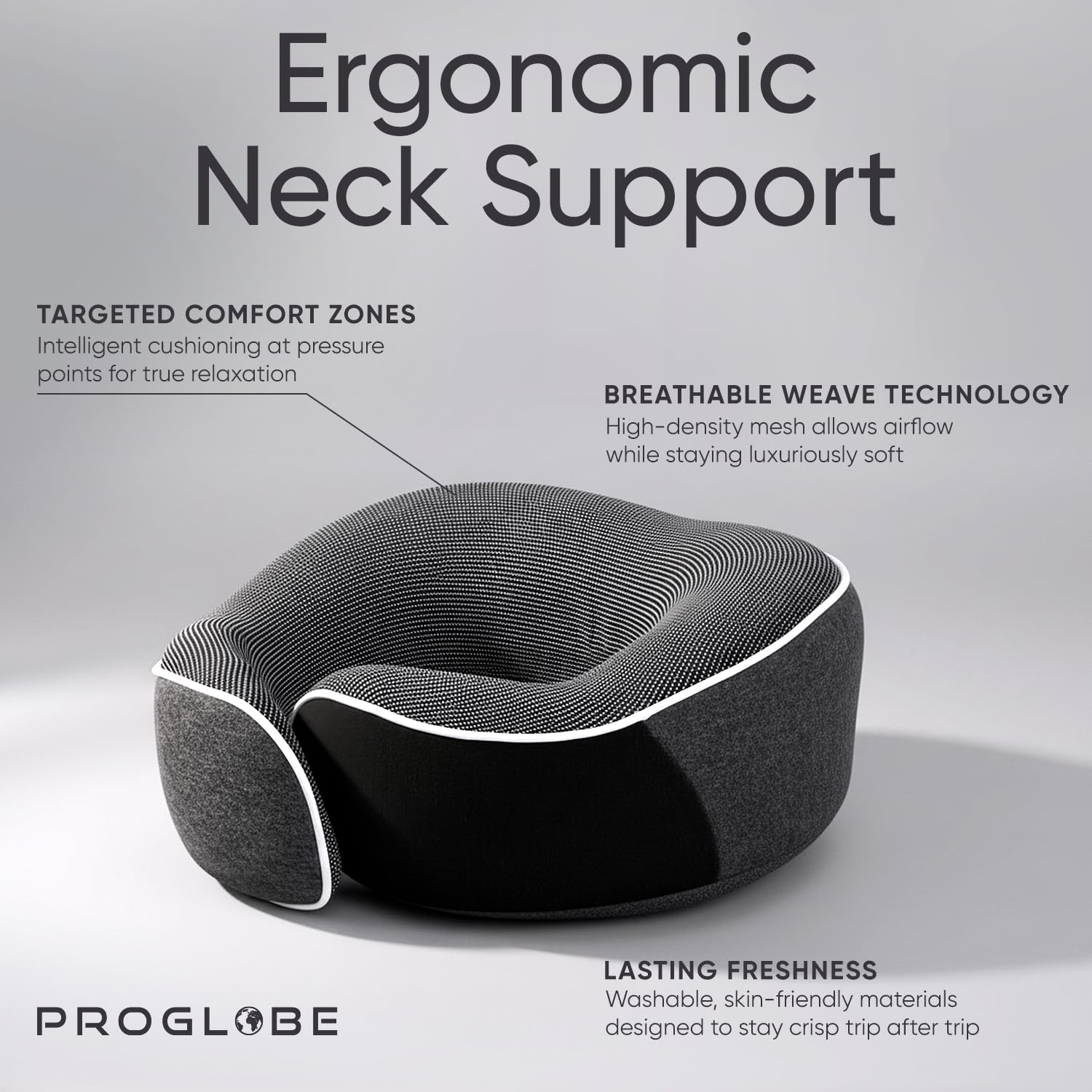 Proglobe Velcro adjuster close-up showing customizable secure fit advantage
