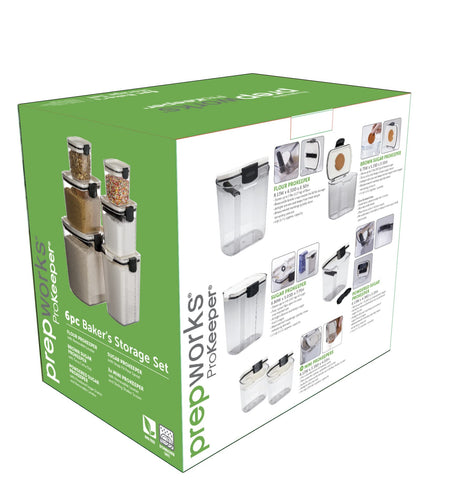 Styled kitchen scene with Progressive set on countertop for quick-access baking readiness
