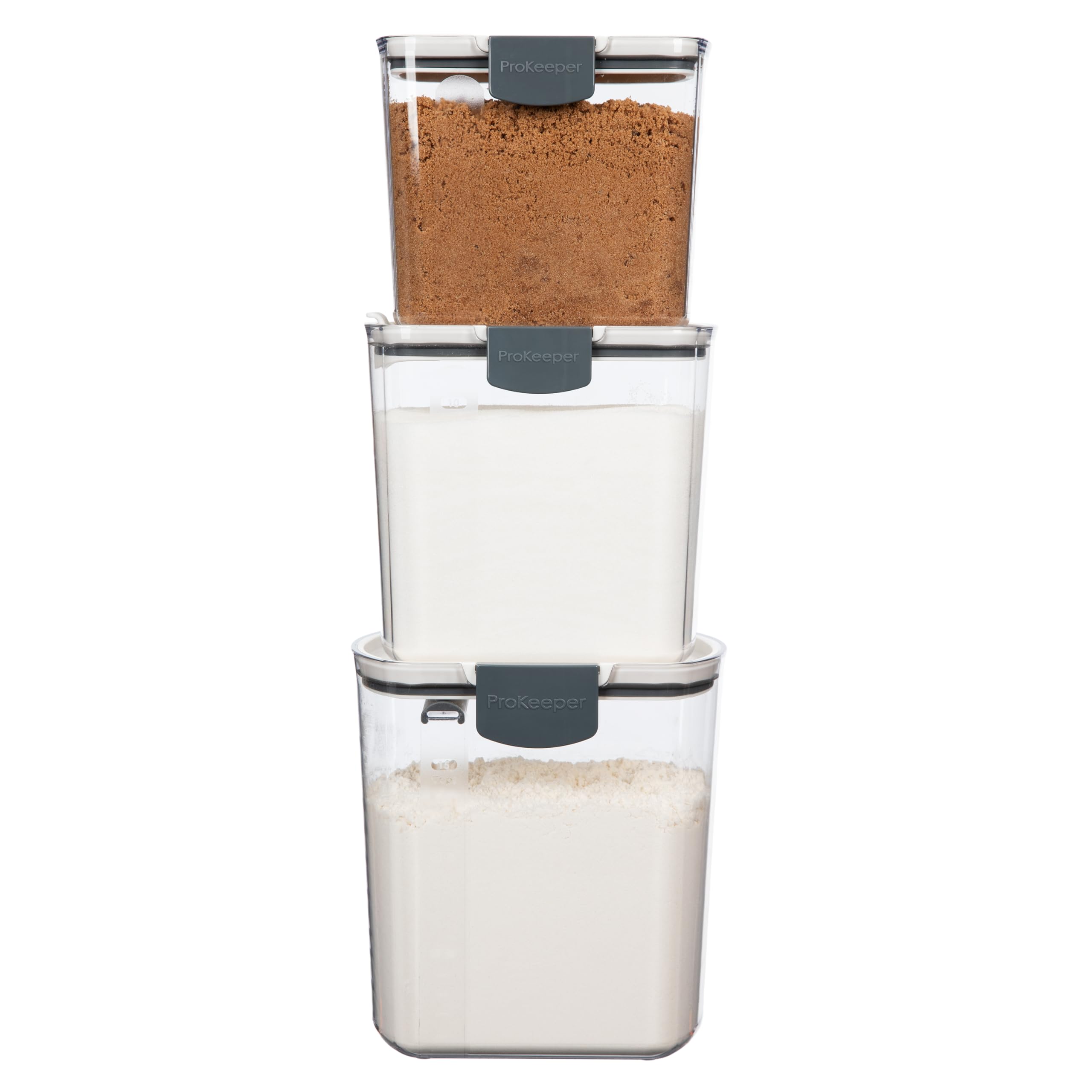 ProKeeper flour keeper with leveling bar for accurate measuring