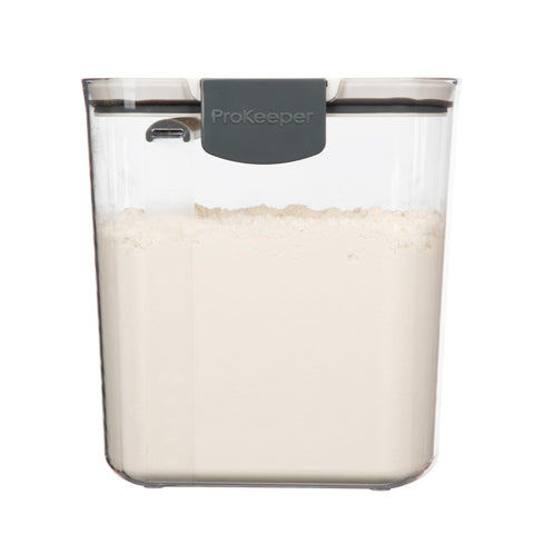 ProKeeper containers on kitchen counter during baking for easy access