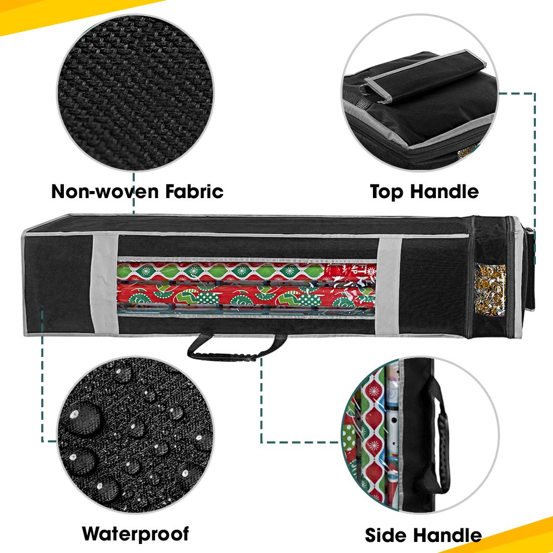 ProPik reinforced handles and hanging loop for easy carrying