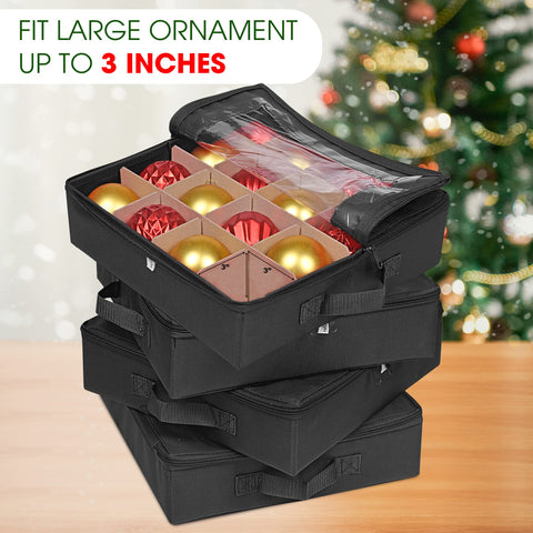 ProPik stacked boxes on shelf illustrating compact seasonal storage