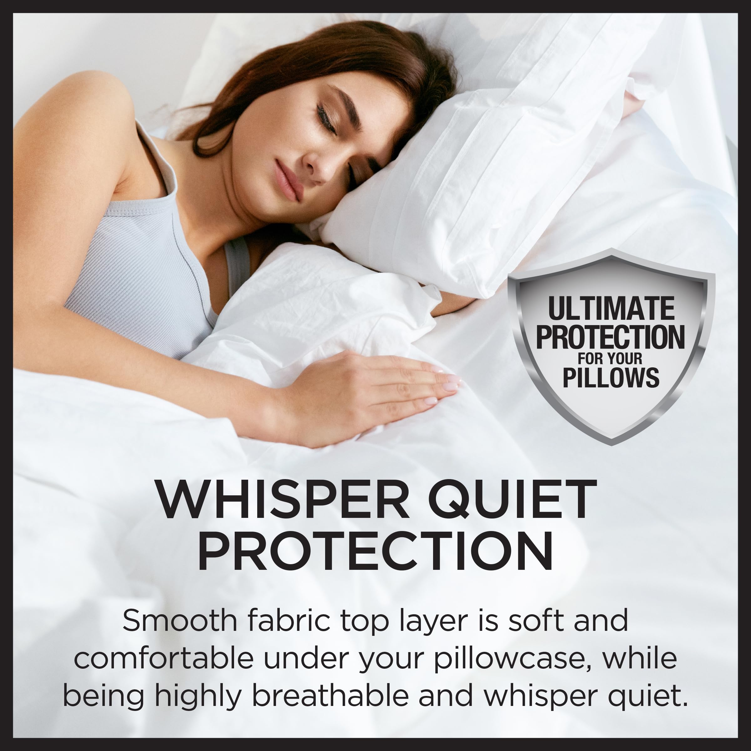 Protect-A-Bed inverted zipper detail ensuring secure pest barrier