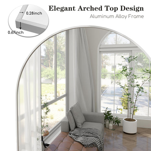 Prywot mirror reflecting outfit to aid dressing and styling