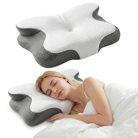 PRYZALO front packaging view showing premium pillow and easy unboxing benefit