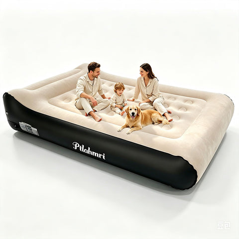 Ptlahmri front view of inflated mattress showing full-size comfort