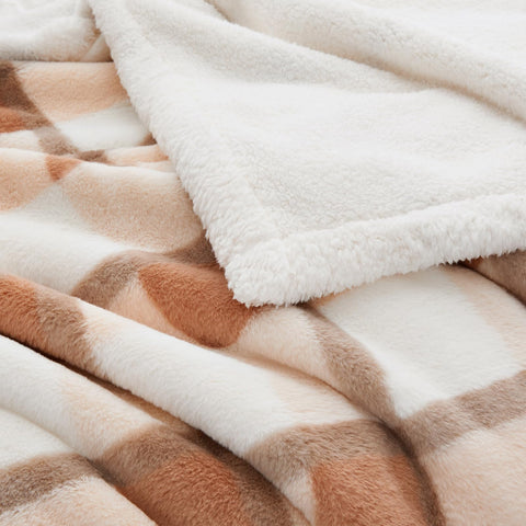 PU MEI sherpa fleece reverse detail highlighting insulating warmth