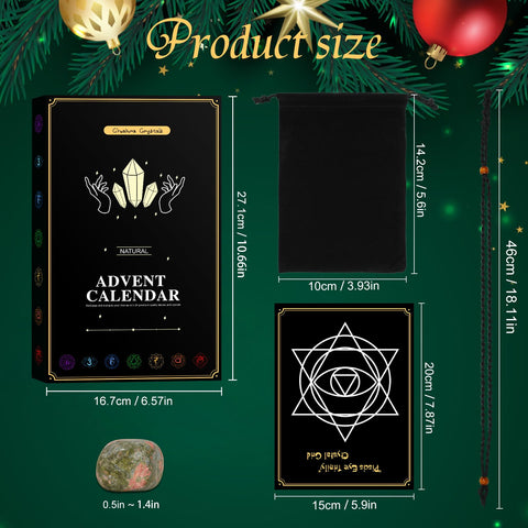 Pukamam open calendar layout with stones revealed and neat compartments