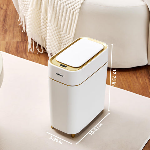 Pukomc close-up of infrared sensor and lid offering fast touchless activation