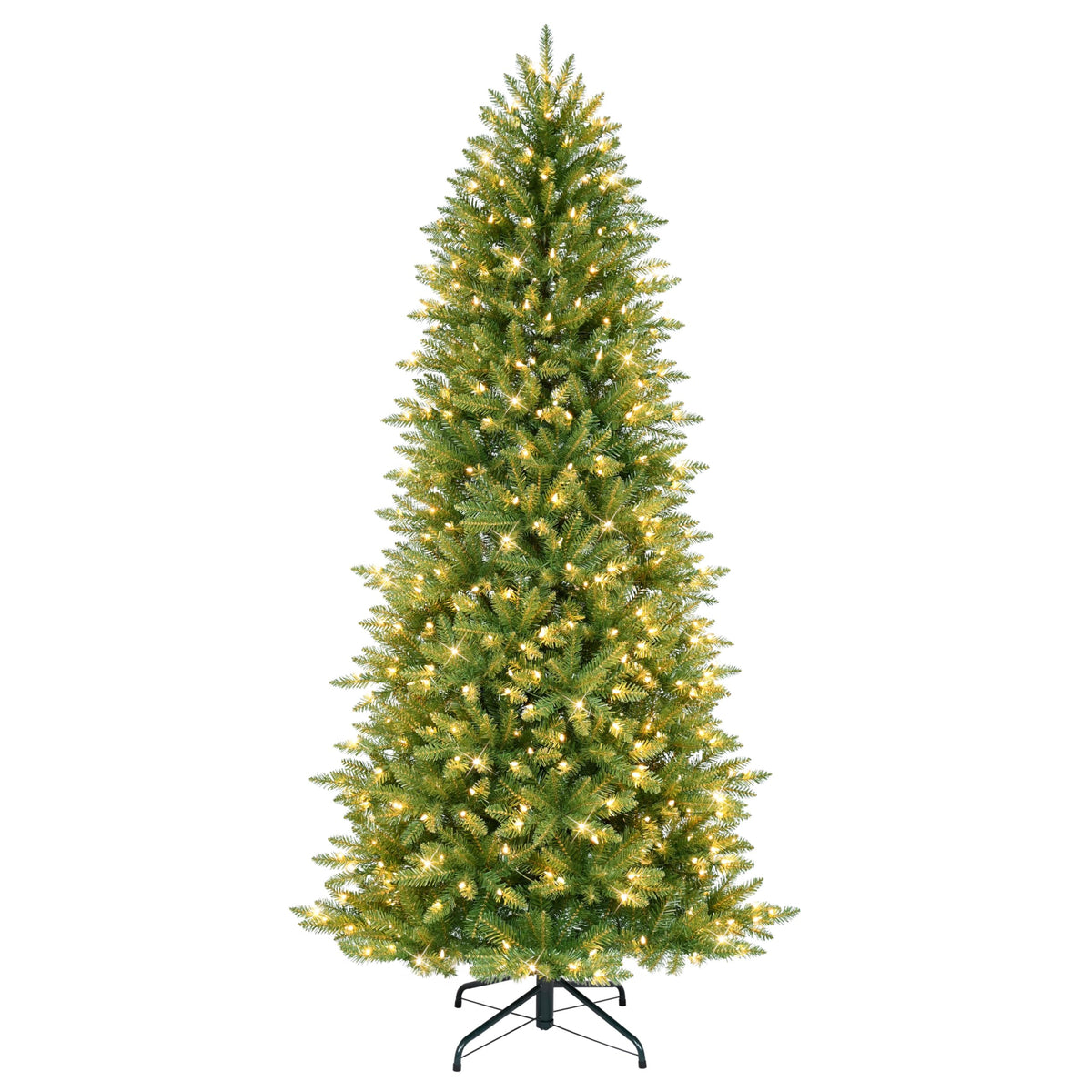 Puleo International front view showing slim Fraser Fir and full silhouette benefit