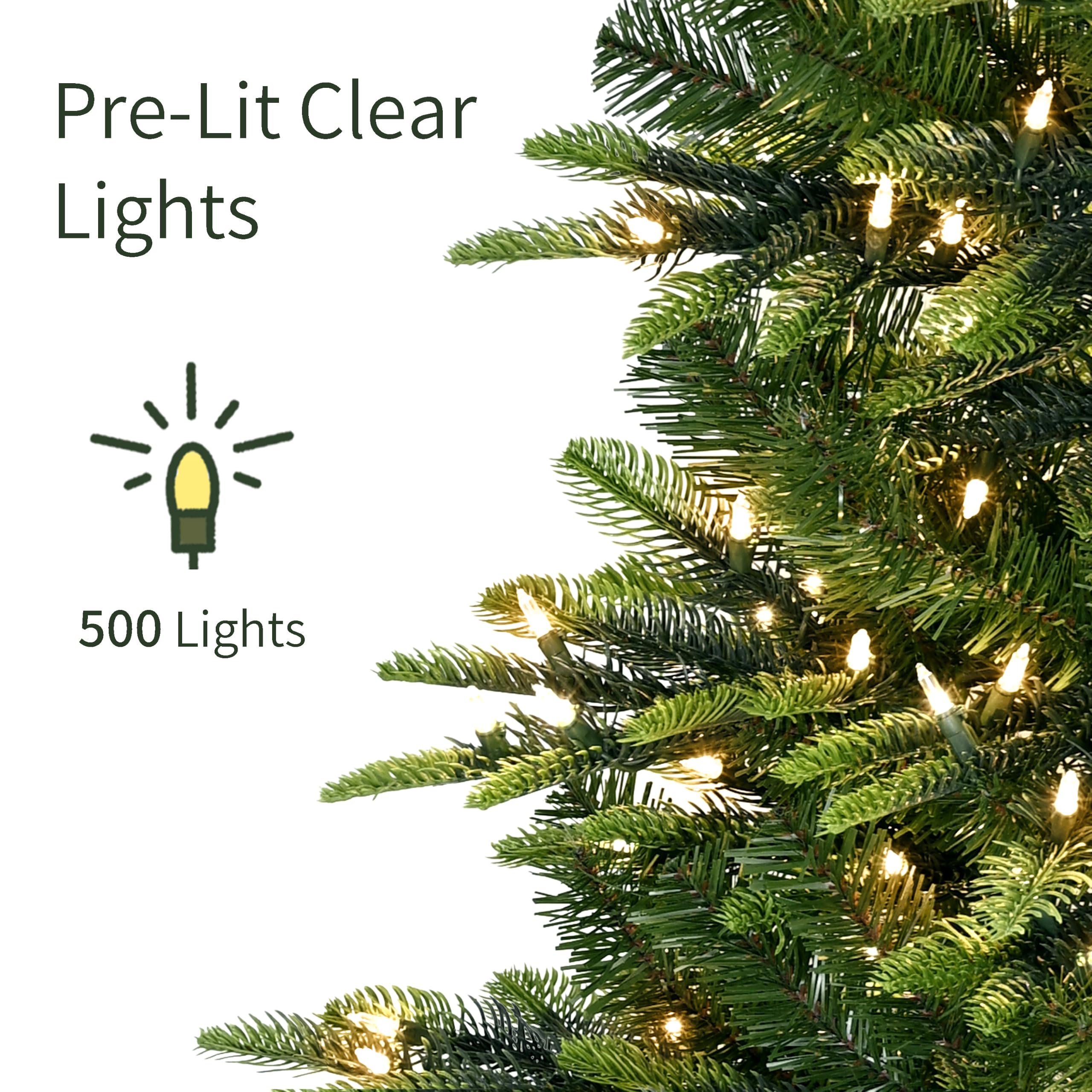 Puleo International tree staged in living room for instant centerpiece and ambience