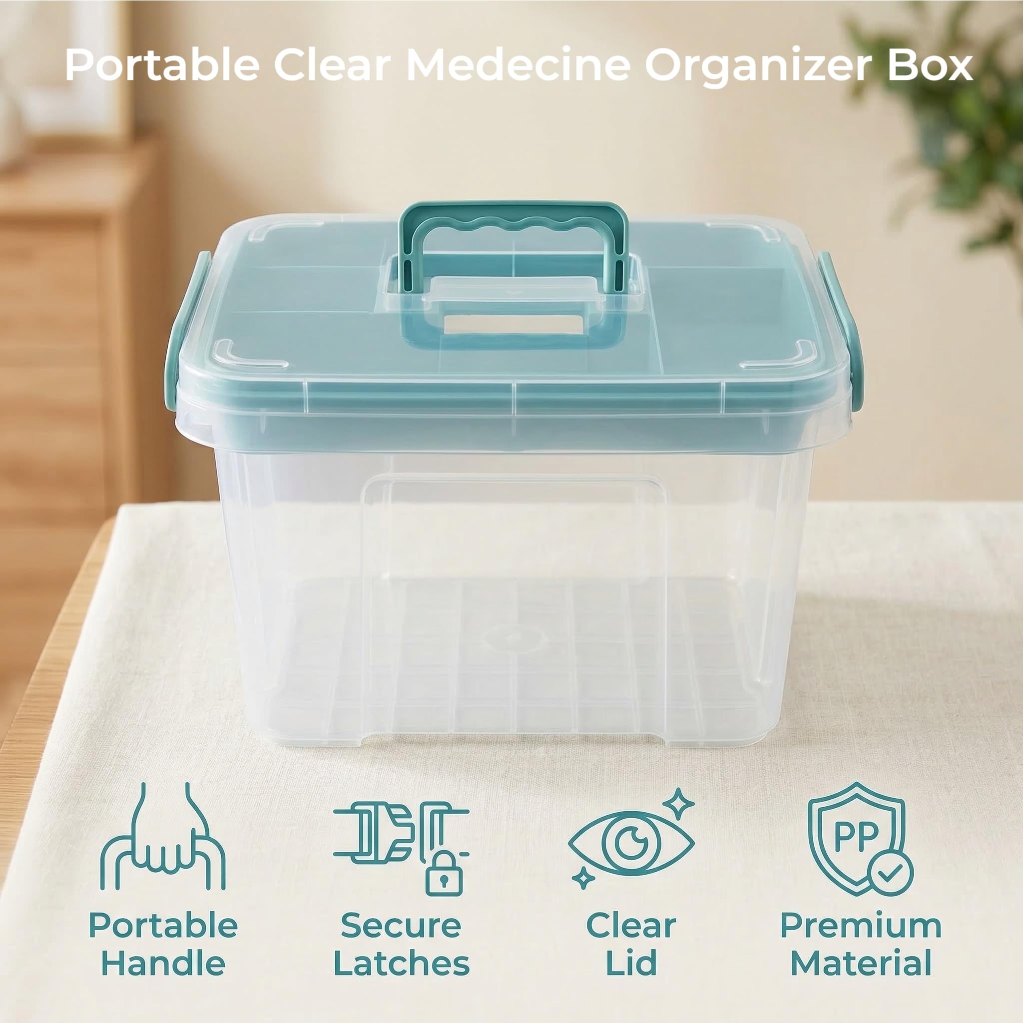 Pulseplay internal compartments filled with supplies demonstrating tidy separation