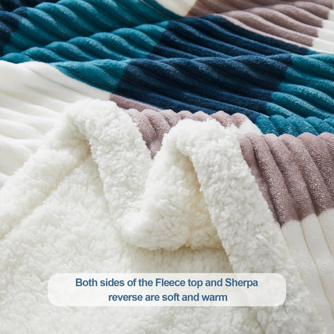 PU MEI folded blanket stack, demonstrates compact storage and neatness