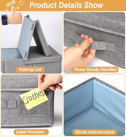 punemi open box filled with blankets showing generous storage capacity